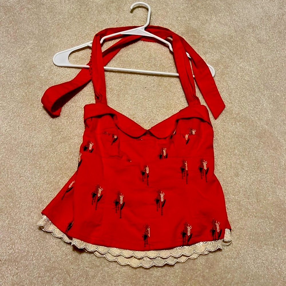 Floreat Halter Top from Anthropologie